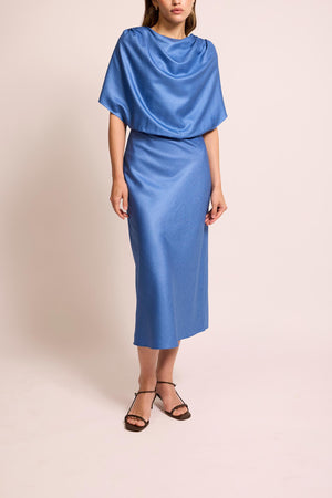 Mira Knot Back Midi Dress