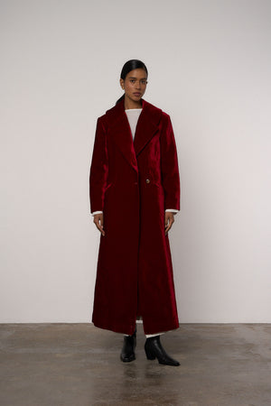 Petra Visible Lining Overcoat - Abadia 