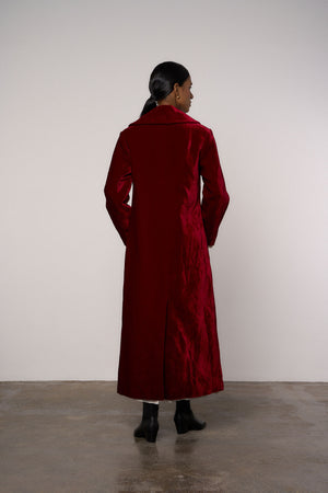 Petra Visible Lining Overcoat - Abadia 