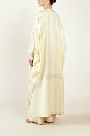 Topstitch Bisht in Cream