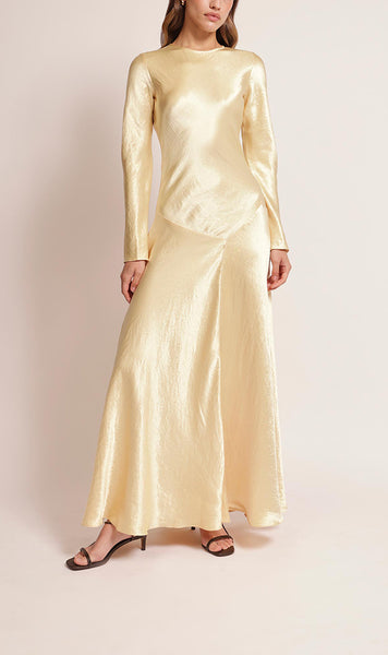 Yara Dress in Butter Yellow Abadia Yara Dress in Butter Yellow Abadia