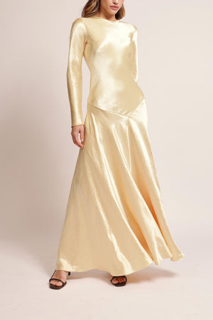Yara Dress in Butter Yellow Abadia Yara Dress in Butter Yellow Abadia