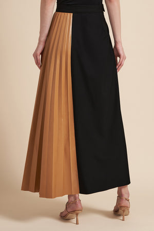 Wrap Plisse Skirt by Abadia 