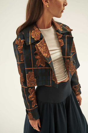 Laila Jacket in Jacquard by Abadia 