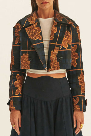 Laila Jacket in Jacquard by Abadia 